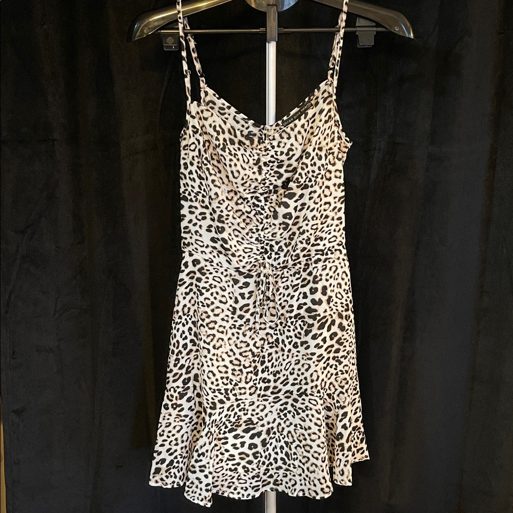 Three Hearts Animal Print Dress